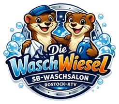 Logo Die WaschWiesel – SB-Waschsalon Rostock-KTV
